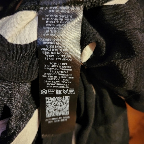 Asos design black white poka  dot long sleeve wide leg jumpsuit romper pants - Picture 6 of 10